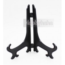 NEW 6pcs Black Plastic Plate Holders Display Dish Rack Height  8 inch   123213754794